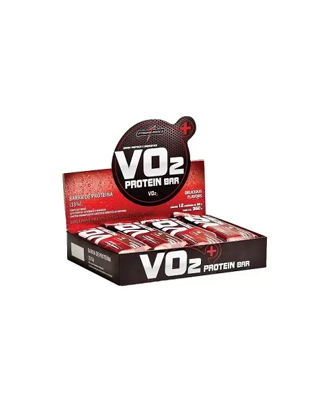 VO2 PROTEIN BAR MORANGO C/12