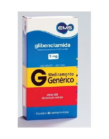 GLIBENCLAMIDA 5MG C/30 COMP LG(48)