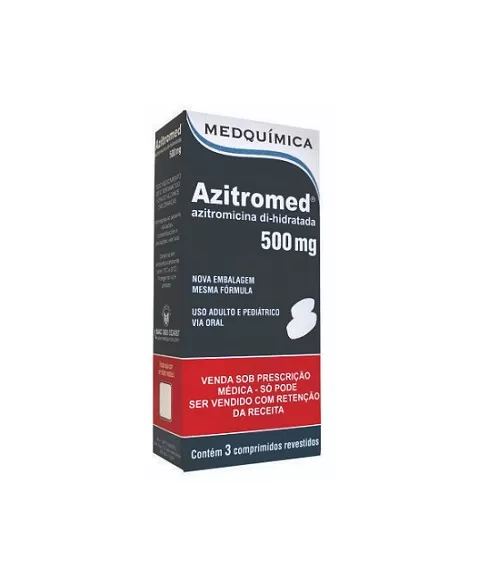 AZITROMED 500MG C/03 CPR(ZITROMAX)*