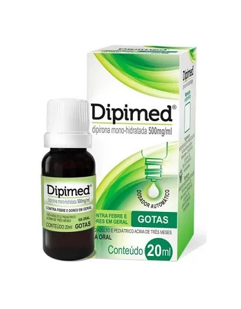 DIPIMED 500MG/ML FR 20ML (DIPIRONA)