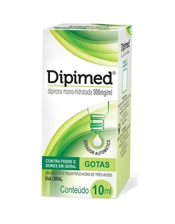 DIPIMED 500MG/ML FR 10ML (DIPIRONA)