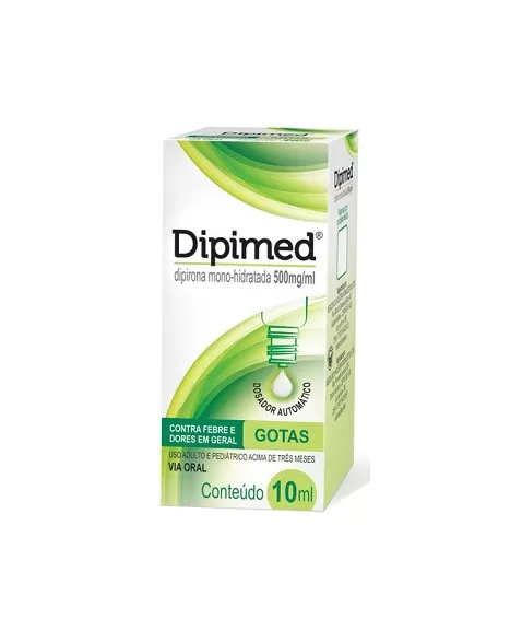 DIPIMED 500MG/ML FR 10ML (DIPIRONA)