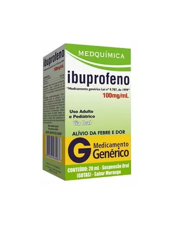 IBUPROFENO 100MG/ML GTS 20ML (ALIVIUM)