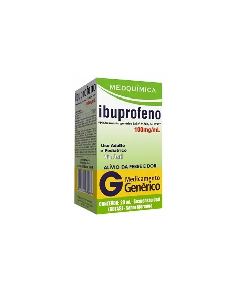 IBUPROFENO 100MG/ML GTS 20ML (ALIVIUM)