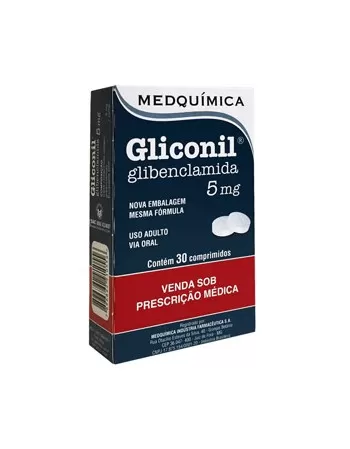 GLICONIL 5MG C/ 30 CPR (DAONIL)