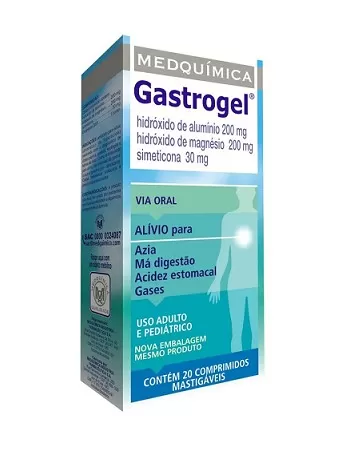 GASTROGEL C/ 20 CPR(HIDROX. DE ALUMINIO)