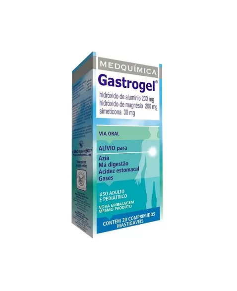 GASTROGEL C/ 20 CPR(HIDROX. DE ALUMINIO)