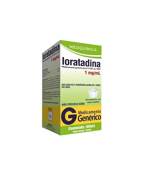 LORATADINA 1MG/ML XPE FRS 100ML(CLARITIM