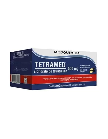 TETRAMED 500MG C/ 100 CAPS BLS(10X10)*