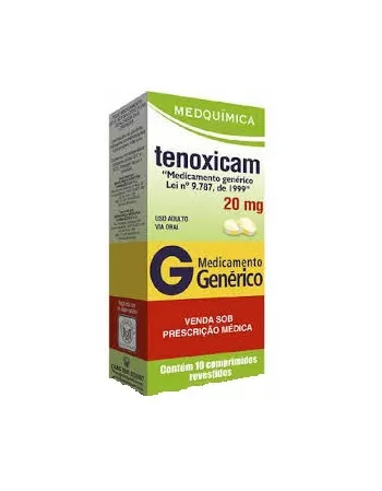 TENOXICAM 20MG C/ 10 CPR (TILATIL)