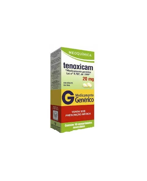 TENOXICAM 20MG C/ 10 CPR (TILATIL)