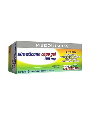 SIMETICONA 125MG CAPGEL MOLE C/10(LUFTAL