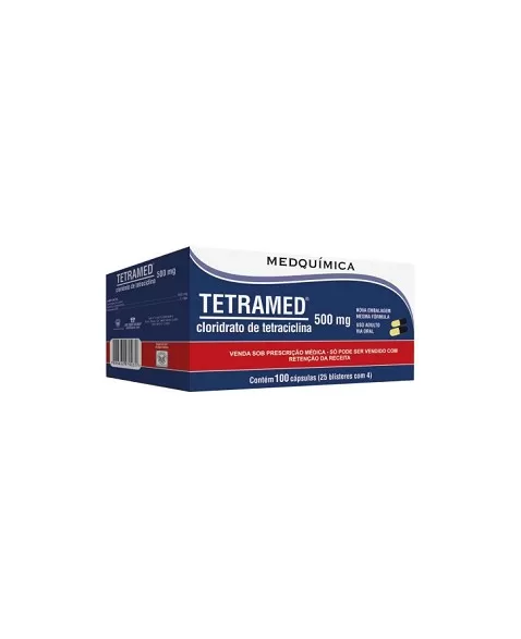 TETRAMED 500MG C/ 100 CAPS BLS(25X4)*