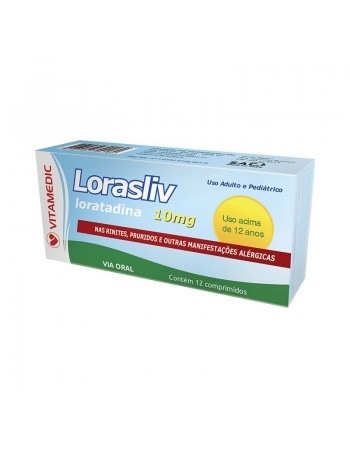 LORASLIV 10MG COM C/ 1X12 ( LORATADIDA)