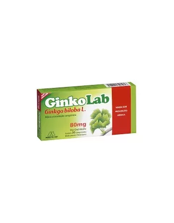 GINKOLAB 80MG C/30 COMP(GINKOBILOBA)(48)