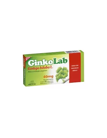 GINKOLAB 40MG C/30 COMP(GINKOBILOBA)(48)