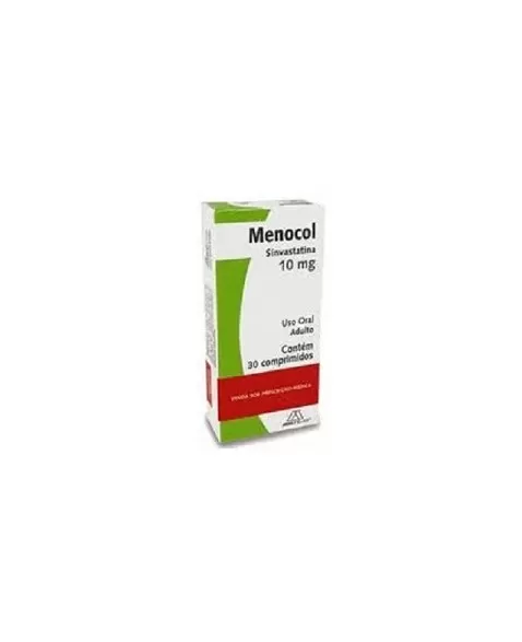 MENOCOL 10MG 30 CPRS(SINVASTATINA)