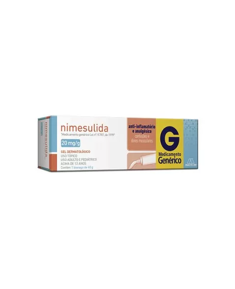 NIMESULIDA GEL 20MG 40G(72)