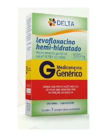 LEVOFLOXACINO 500MG 1 BLPT X 7CPR*