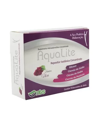 AQUALITE UVA 20ML C/ 4 FLACONETES