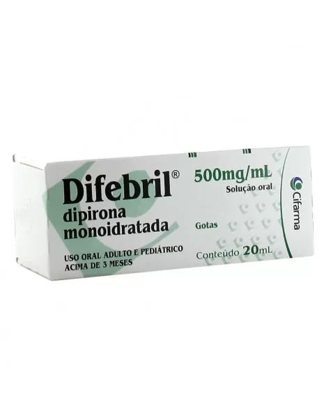 DIFEBRIL GTS 500MG 20ML (DIPIRONA)