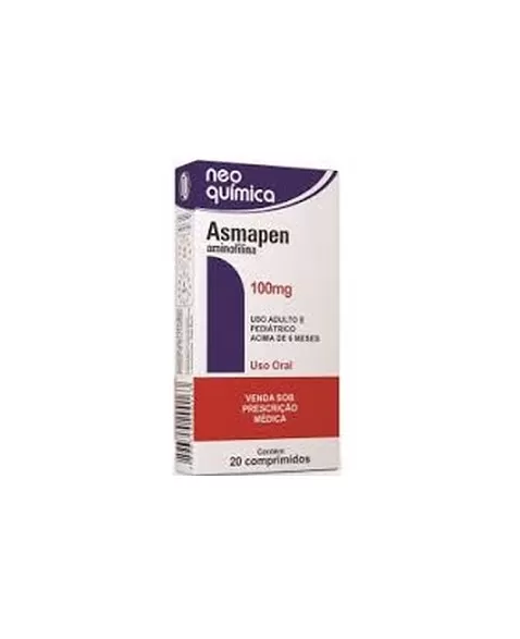 ASMAPEN 100MG C/20 COMP (AMINOFILINA)60