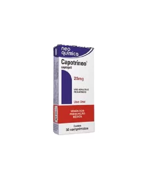 CAPOTRINEO 25MG C/30 COMP (CAPTOPRIL)60