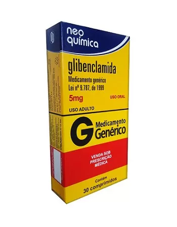 GLIBENCLAMIDA 5MG 30 COM