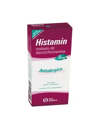 HISTAMIN 2MG C/20 COMP(DEXCLORFENIRAM)60