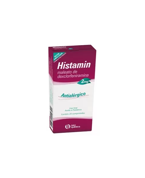 HISTAMIN 2MG C/20 COMP(DEXCLORFENIRAM)60