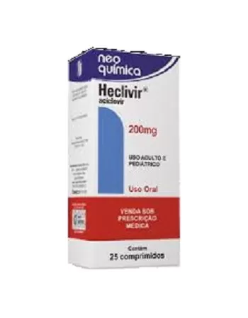 HECLIVIR 200MG C/25 (ACICLOVIR) RDC Nº20