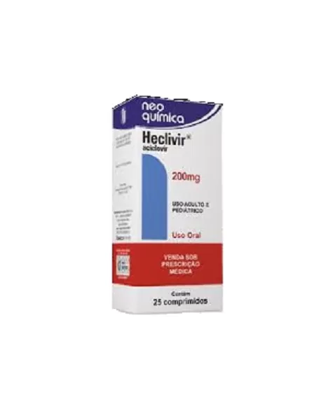 HECLIVIR 200MG C/25 (ACICLOVIR) RDC Nº20