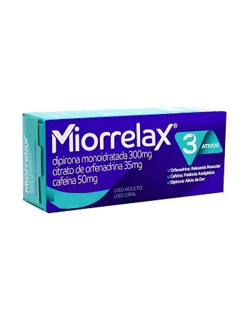 MIORRELAX C/100 COMP (DIP+CAF+ORFENAD)12