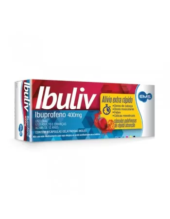 IBULIV 400MG C/8 CAPS GEL(60)IBUPROFENO