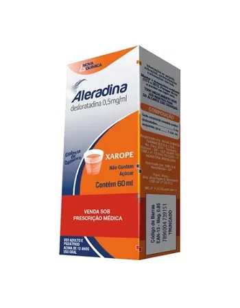 ALERADINA 0,5MG/ML XPE 60ML(DESLORATADIN