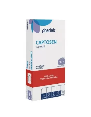 CAPTOSEN 25MG CX C/30 COMP(CAPTOPRIL)90