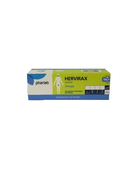 HERVIRAX CREME 50MG/G(5%)-BG C/10G(ACICL