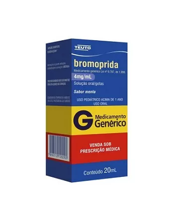 BROMOPRIDA 4MG/ML SOL 20ML