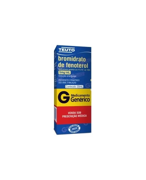 BROMIDRATO FENOTEROL 5MG GTS 20ML(100)