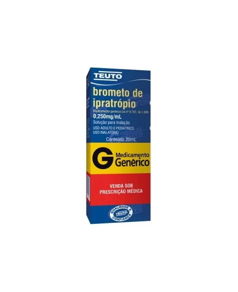 BROMETO IPRATROPIO 250MG/ML 20ML(100)