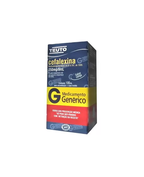 CEFALEXINA 250MG SUSP 100ML RDC Nº20(50)