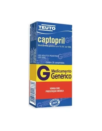 CAPTOPRIL 12,5MG C/30 COMP (100)