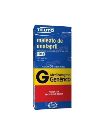 ENALAPRIL MAL 10MG COMP C/30 A LU-ALU GE