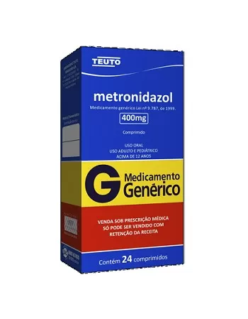 METRONIDAZOL 400MG C/ 24 CPR