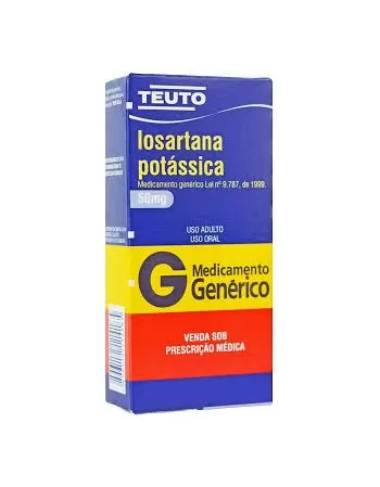 LOSARTANA POT 50MG COMPREV C/60 GEN