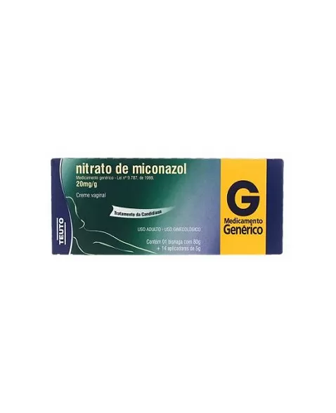 NITRATO MICONAZOL 20MG/G CR VAG 80G(100)