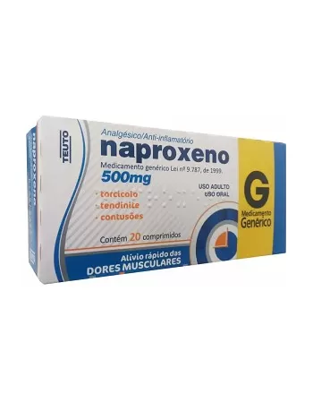 NAPROXENO 500MG C/20 COMP(100)