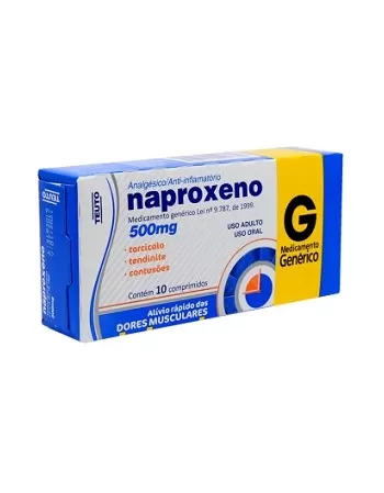 NAPROXENO 500 COMP C/10 GEN