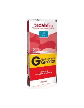 TADALAFILA 20MG C/2 COM REV - GL