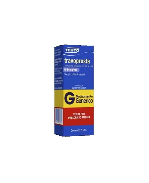 TRAVOPROSTA 0,04MG/ML SOL OFT 2,5ML GEN